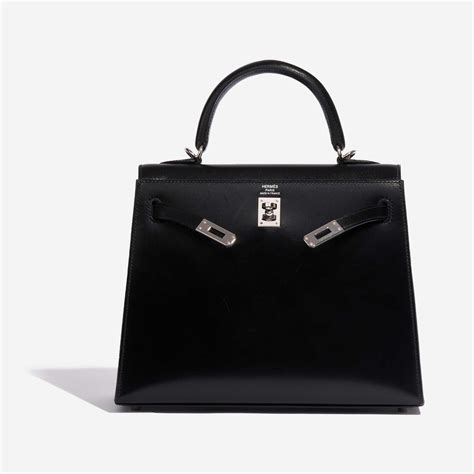 hermes kelly bag 25 black|hermes kelly 25 retail price.